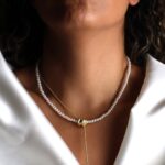 گردنبند زنانه مرواریدی کد N3104