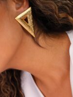 گوشواره عثمانی | ورشو مدل مثلث کد E1128 - Image 3