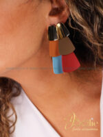 گوشواره زنانه مدل رنگین کمان کد EB1124 - Image 2