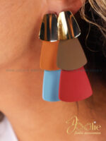 گوشواره زنانه مدل رنگین کمان کد EB1124 - Image 3