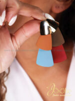 گوشواره زنانه مدل رنگین کمان کد EB1124 - Image 4