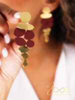 گوشواره زنانه فشن  Milan shijia کدE1122 - Image 5