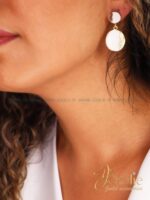 گوشواره زنانه مینایی کد E1116 - Image 3