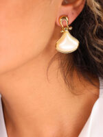 گوشواره زنانه طرح قطره کد E1111 - Image 3