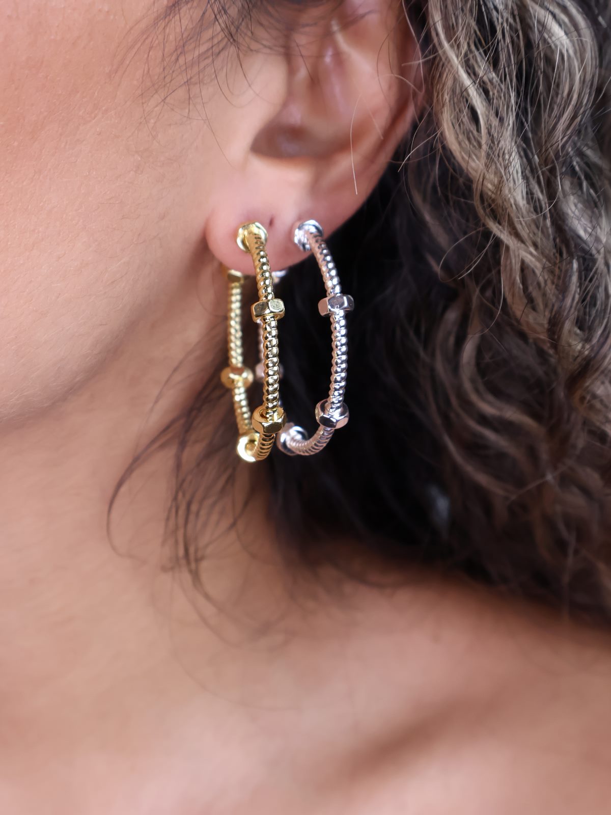 IMG_0635 گوشواره زنانه کدE1107 - Image 1