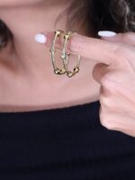 گوشواره زنانه کدE1107 - Image 4