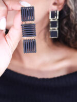 گوشواره زنانه چرم کد E1106 - Image 3