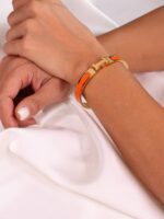 دستبند زنانه هرمس باریک کد B2116 - Image 3