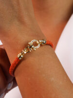 دستبند زنانه Ferragamo نگین دار کد B2112 - Image 4