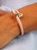 دستبند زنانه چرمی هرمس کد B2111 - Image 5