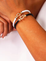 دستبند زنانه فرد | FRED نگین ریز کد B2109