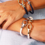 دستبند امگا مستر نگین دار کد B2107