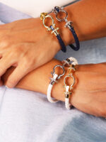 دستبند امگا مستر نگین دار کد B2107