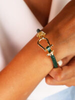 دستبند امگا مستر نگین دار کد B2107 - Image 6