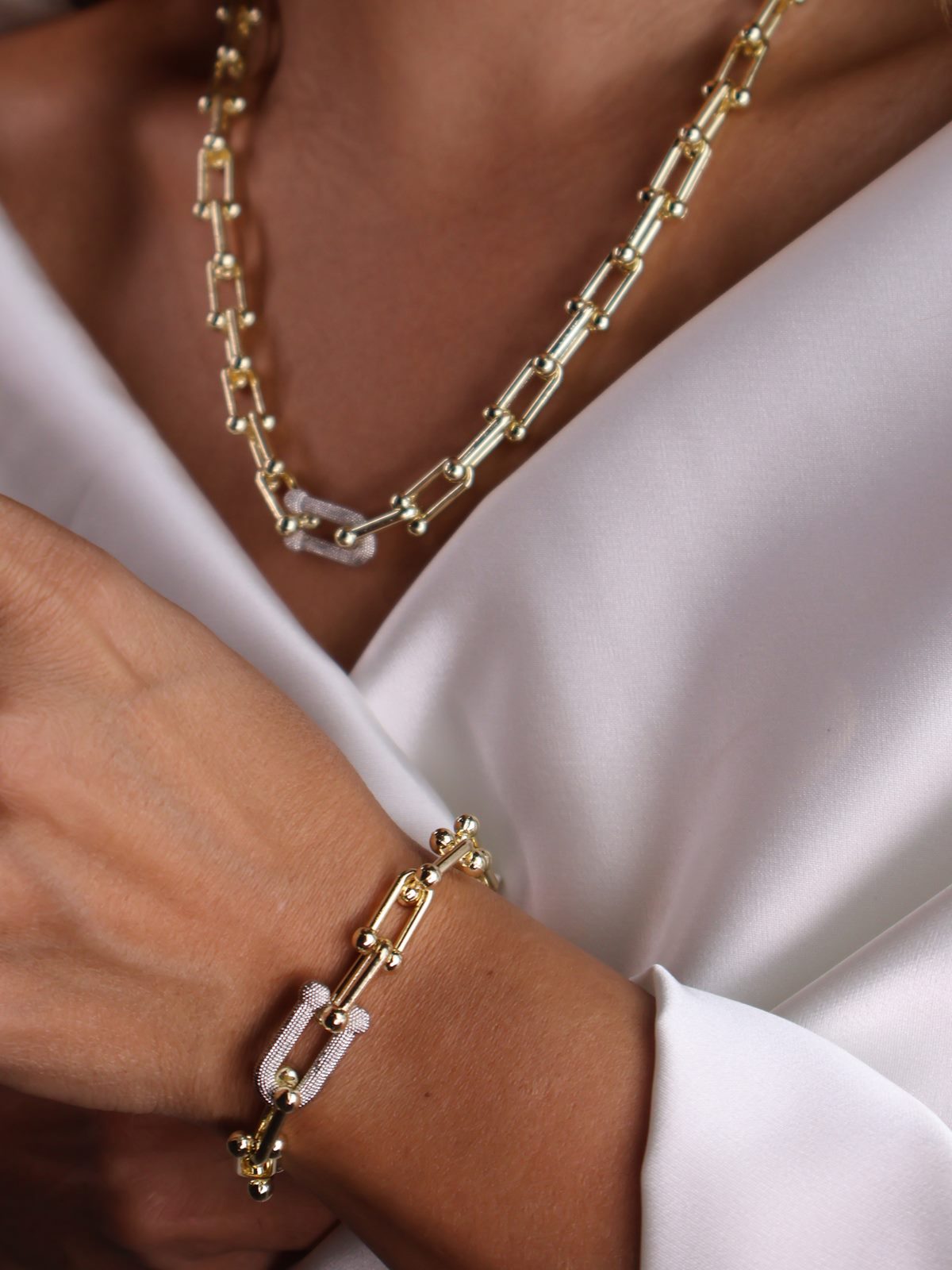 IMG_0762 ست گردنبند گوشواره دستبند تیفانی کد S5103 - Image 1