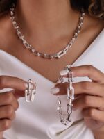 ست گردنبند گوشواره دستبند تیفانی کد S5103 - Image 9