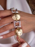 دستبند ورشو(عثمانی) سیلور گلد کدB2106 - Image 3