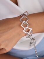 دستبند زنانه ورشو(عثمانی) مربع کدB2117 - Image 3