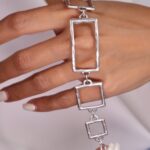 دستبند زنانه ورشو(عثمانی) مستطیل کدB2103