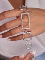 دستبند زنانه ورشو(عثمانی) مستطیل کدB2103