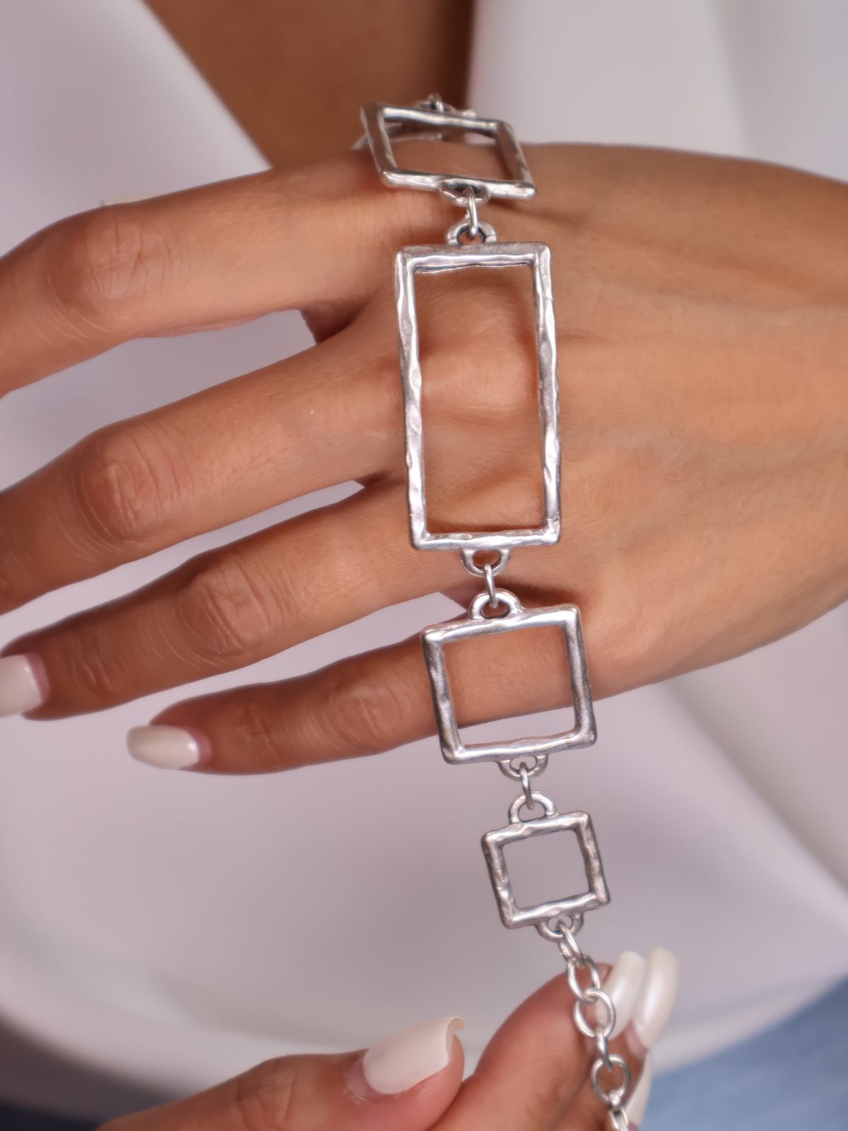 IMG_0814 دستبند زنانه ورشو(عثمانی) مستطیل کدB2103 - Image 1