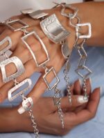 دستبند زنانه ورشو(عثمانی) مستطیل کدB2103 - Image 4