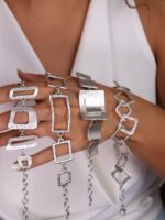 دستبند زنانه ورشو(عثمانی) کد B2105 - Image 3