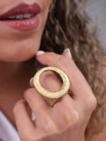 انگشتر زنانه دایره ورشو (عثمانی) کد R4103 - Image 3