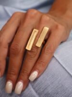 انگشتر زنانه ورشو(عثمانی) کد R4105 - Image 3