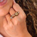 انگشتر زنانه دوگره کد N4102