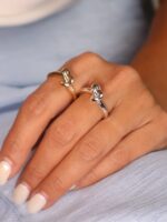 انگشتر زنانه گره کد R4101