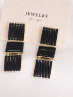 گوشواره زنانه چرم کد E1106 - Image 5