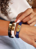 دستبند زنانه چرمی قفل هرمس کد B2122 - Image 3