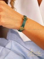 دستبند چرمی زنانه ون کلیف کدB2123 - Image 5