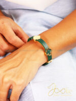 دستبند چرمی زنانه ون کلیف کدB2123 - Image 4