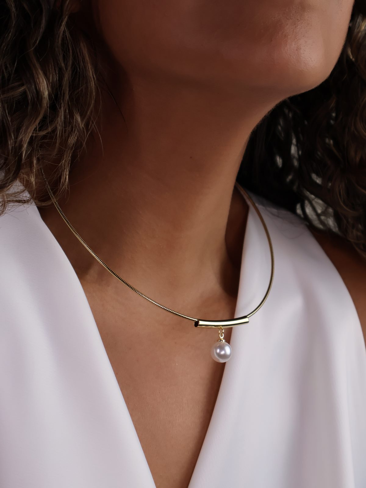 IMG_0964 گردنبد زنانه مفتولی کد N3109 - Image 1