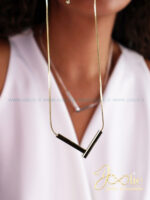 گردنبند زنانه V کد N3112 - Image 4