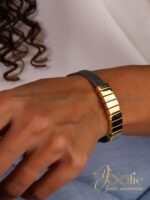 دستبند زنانه چرمی اوربان لینک کد B2133 - Image 3