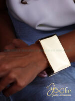 بنگل زنانه گلد کد B2135 - Image 4