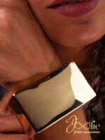 بنگل زنانه گلد کد B2135