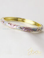 بنگل زنانه میناکاری کدB2128 - Image 3