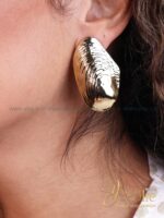 گوشواره زنانه طرح صدف کد E1104 - Image 2