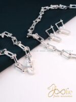 ست گردنبند گوشواره دستبند زنانه طرح طلا تیفانی اند کو | TIFANY & CO کد S5103 - Image 13