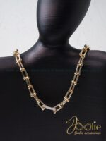 ست گردنبند گوشواره دستبند زنانه طرح طلا تیفانی اند کو | TIFANY & CO کد S5103 - Image 14