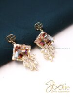 گوشواره زنانه جواهری کد E1113 - Image 2