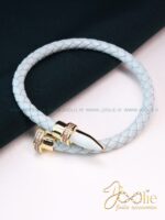 دستبند زنانه چرمی هرمس کد B2111 - Image 8