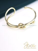 بنگل زنانه گره کد B2124 - Image 2