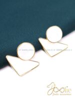 گوشواره زنانه دایره مثلت کد E1119 - Image 4