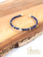 دستبند زنانه چرمی ونکلیف | VAN CLEEF کد B2118 - Image 6