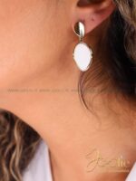 گوشواره زنانه طرح طلا|مخمل کد E1150 - Image 3